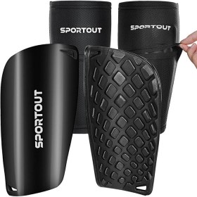Sportout Shin Guards Black